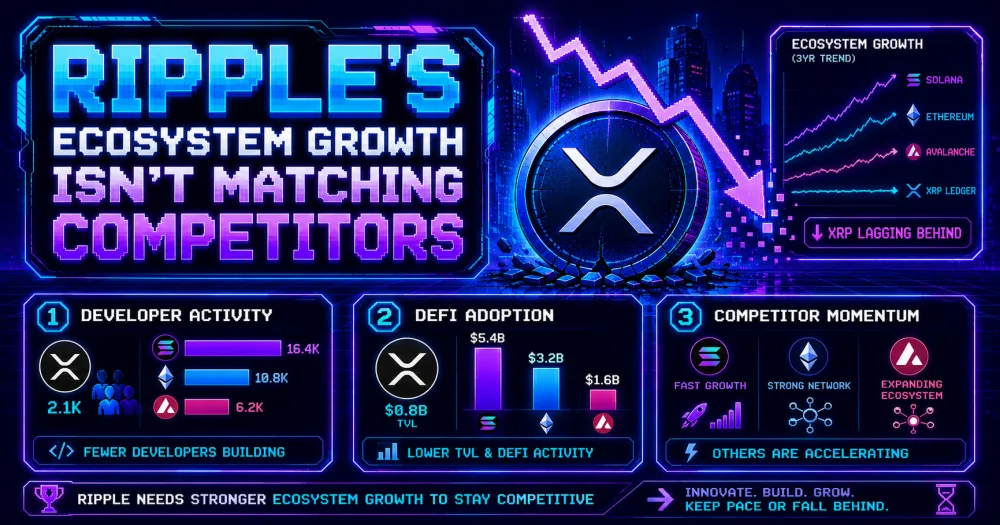 Ripple’s Ecosystem Growth Compared to Rivals