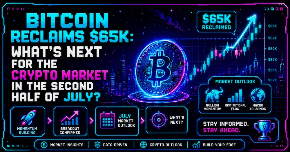 Bitcoin Surges Past $65K: What Lies Ahead for Crypto This July?