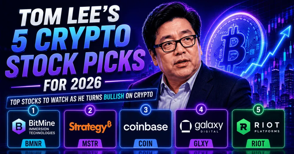 Top 5 Crypto Stock Selections for 2026 by Tom Lee