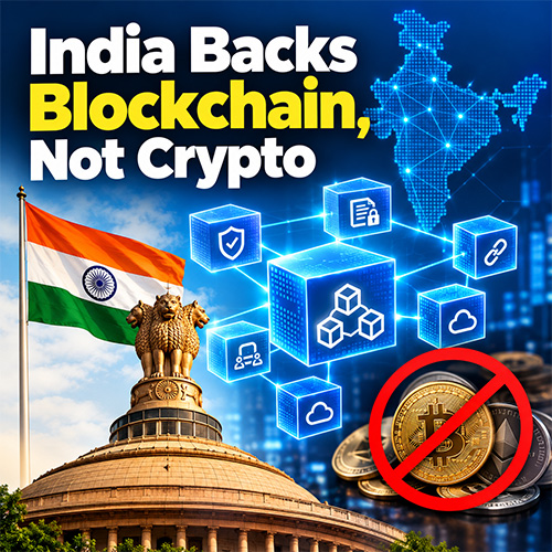 India Embraces Blockchain, Shuns Crypto